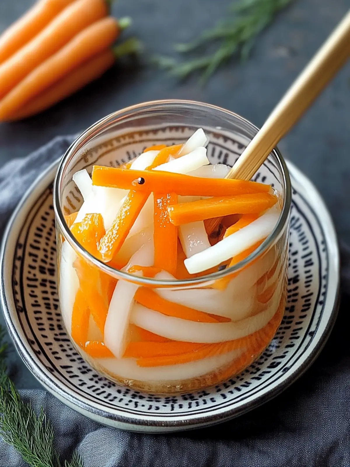 Zesty Pickled Daikon & Carrots for a Flavorful Crunch Pickled Daikon & Carrots