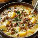 Ultimate Comfort Beer Cheese Potato Soup with Sausage Delight Beer Cheese Potato Soup with Sausage