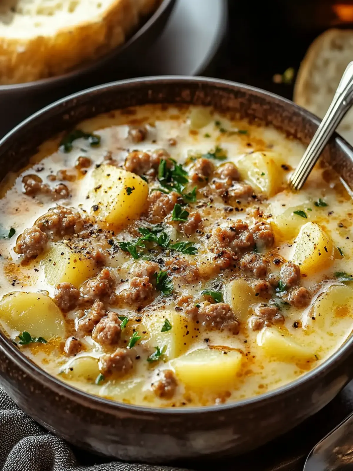 Ultimate Comfort Beer Cheese Potato Soup with Sausage Delight Beer Cheese Potato Soup with Sausage