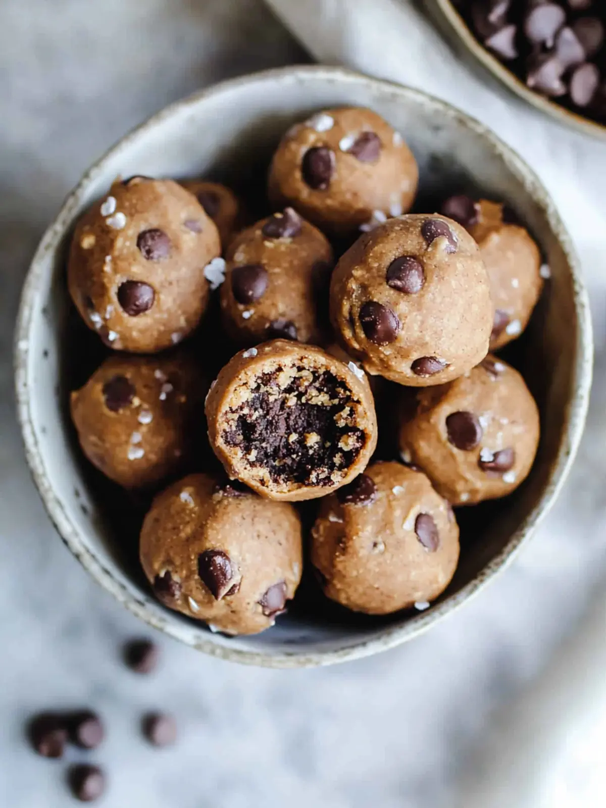 Chickpea Cookie Dough Bites for Guilt-Free Indulgence Chickpea Cookie Dough Bites