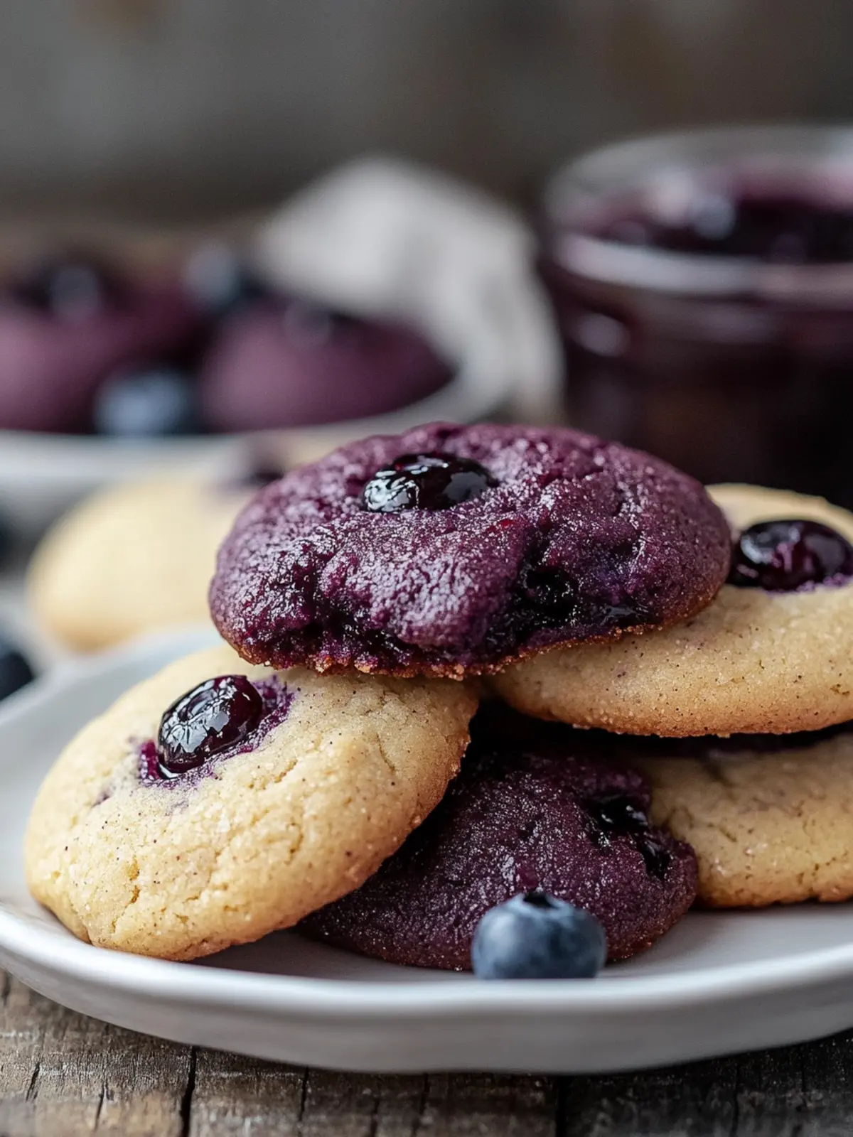 Delicious Blueberry Cookies with Homemade Jam You’ll Love Blueberry Cookies with Homemade Jam