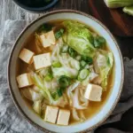 Cozy Up with Delicious Napa Cabbage Tofu Soup Recipe Napa Cabbage Tofu Soup