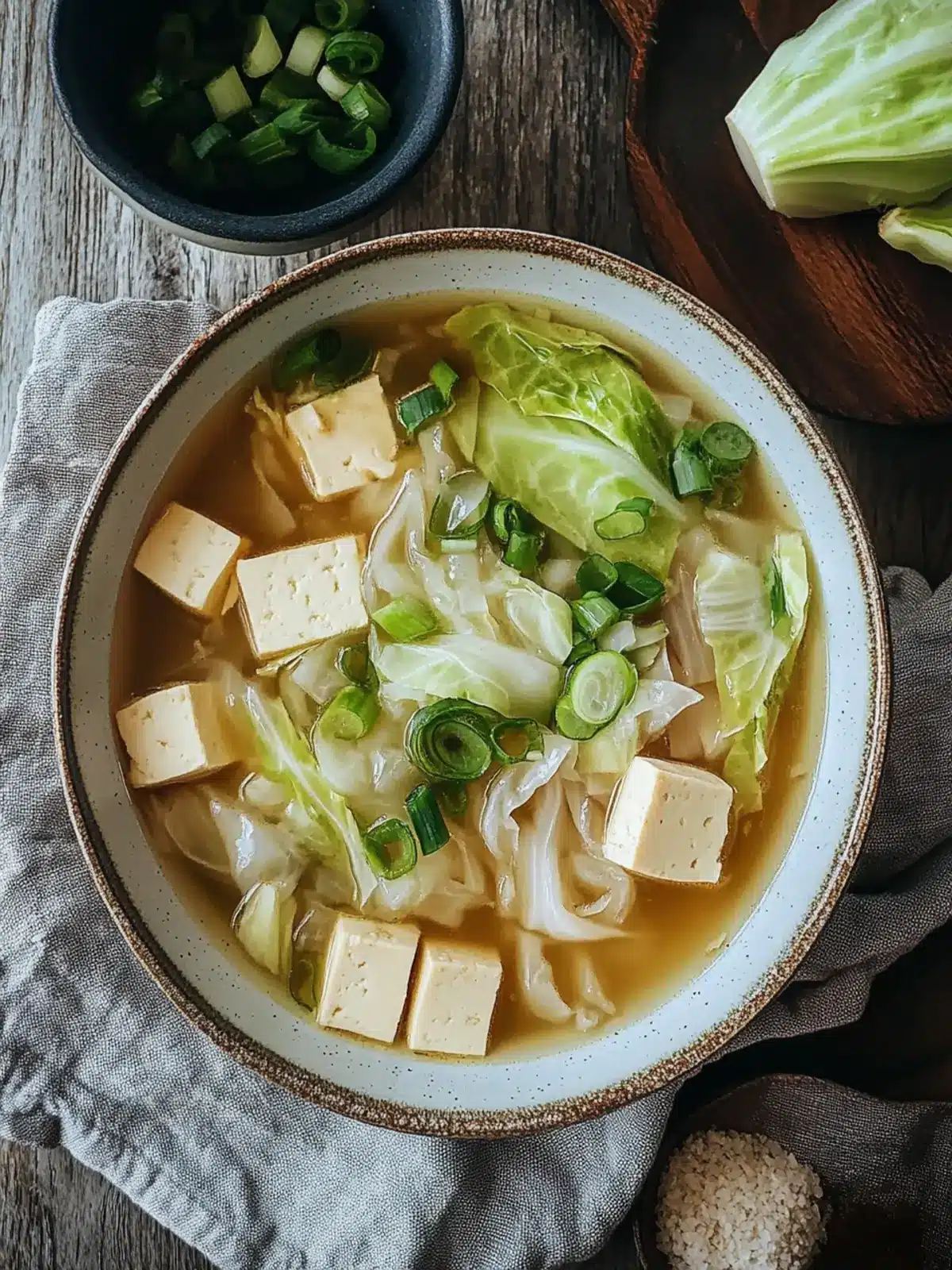 Cozy Up with Delicious Napa Cabbage Tofu Soup Recipe Napa Cabbage Tofu Soup