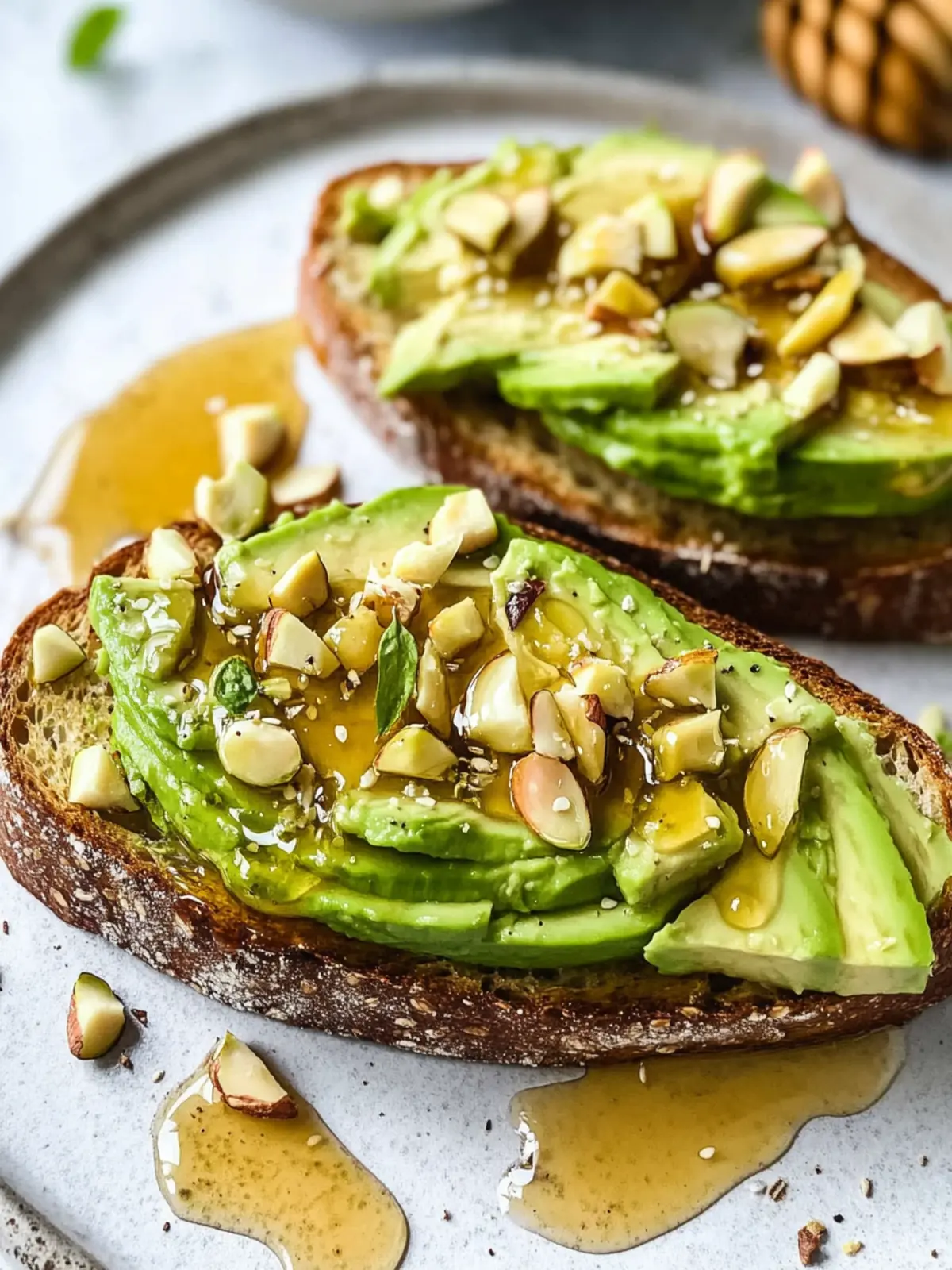 Pistachio Honey Avocado Toast: A Deliciously Unique Boost PISTACHIO HONEY AVOCADO TOAST