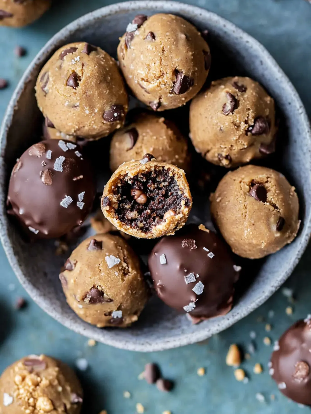 Chickpea Cookie Dough Bites for Guilt-Free Indulgence Chickpea Cookie Dough Bites