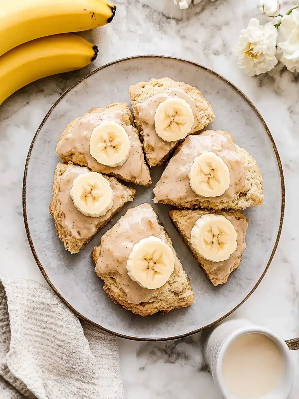 Deliciously Fluffy Banana Scones You Can't Resist Banana Scones
