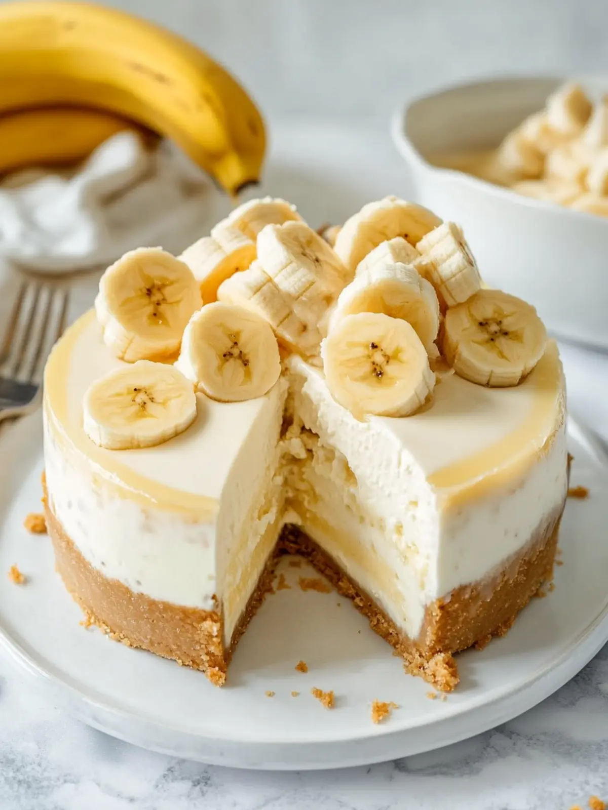 Decadent Banana Pudding Cheesecake You’ll Crave Forever Banana Pudding Cheesecake