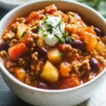 Warm Up with Hearty Turkey Apple Chili That's Pure Comfort Turkey Apple Chili