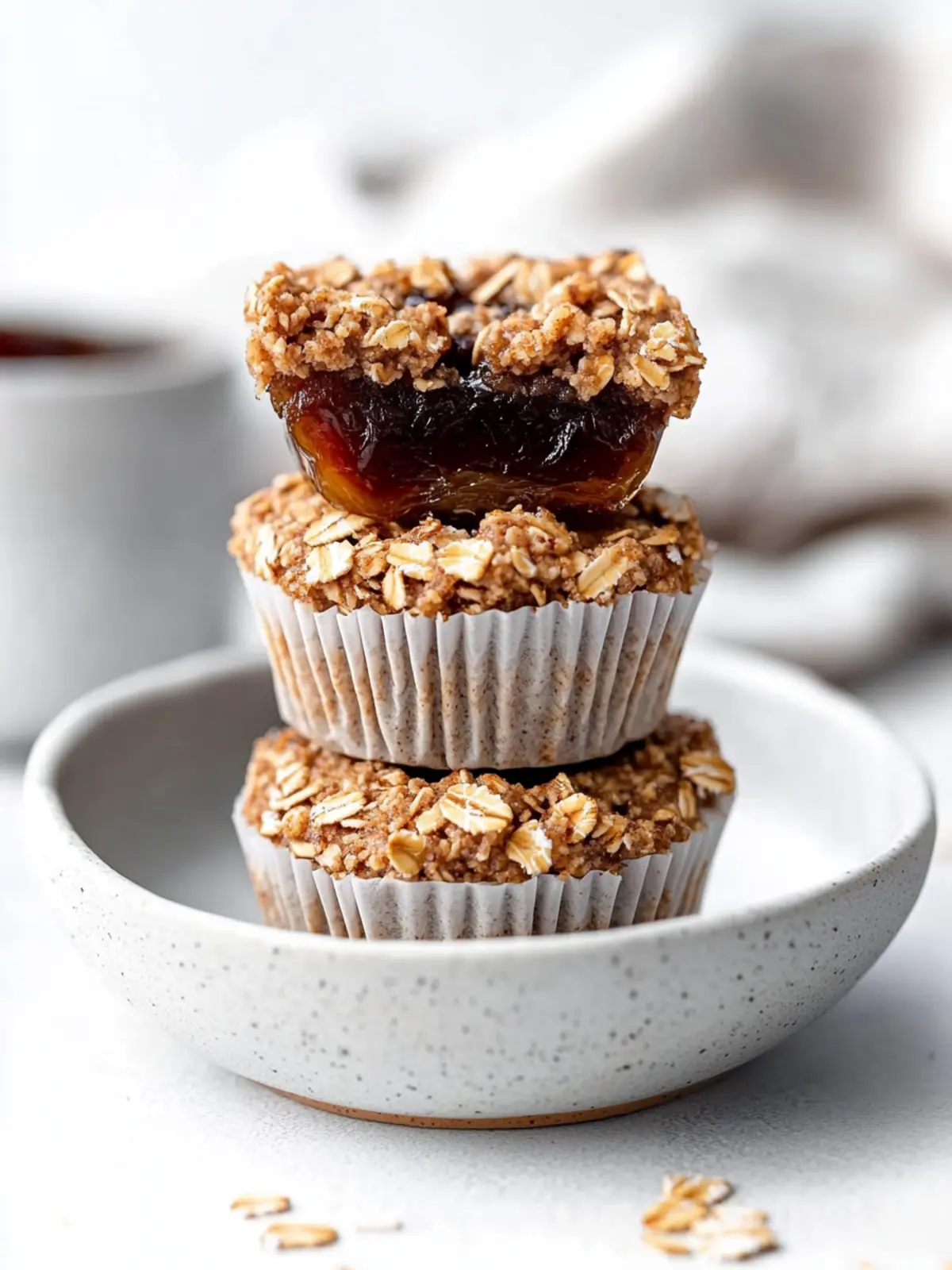 Indulge in Vegan Oat Date Cups for Guilt-Free Sweetness Vegan Oat Date Cups