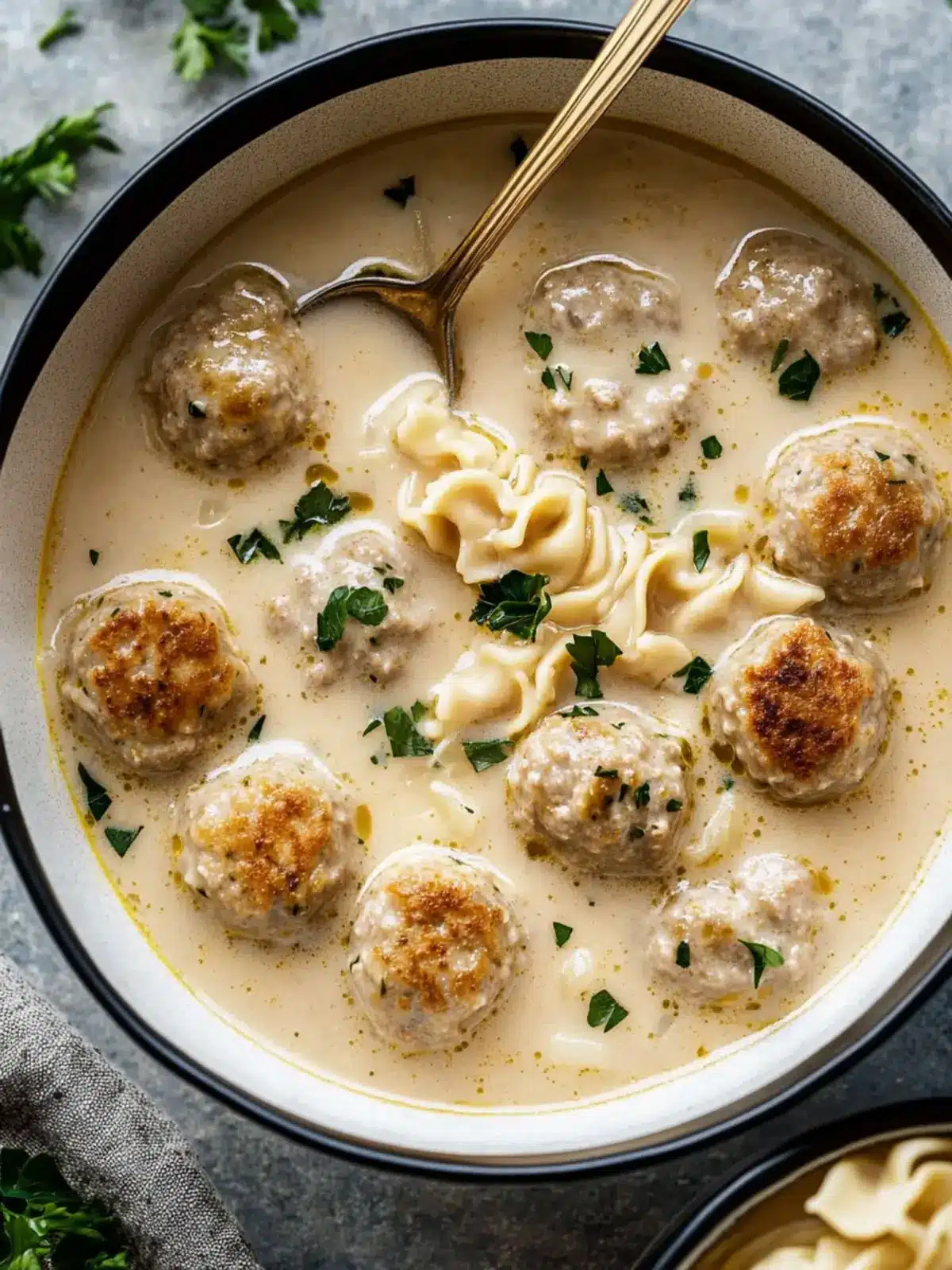 Cozy Up with Savory Swedish Meatball Soup Delight Swedish Meatball Soup