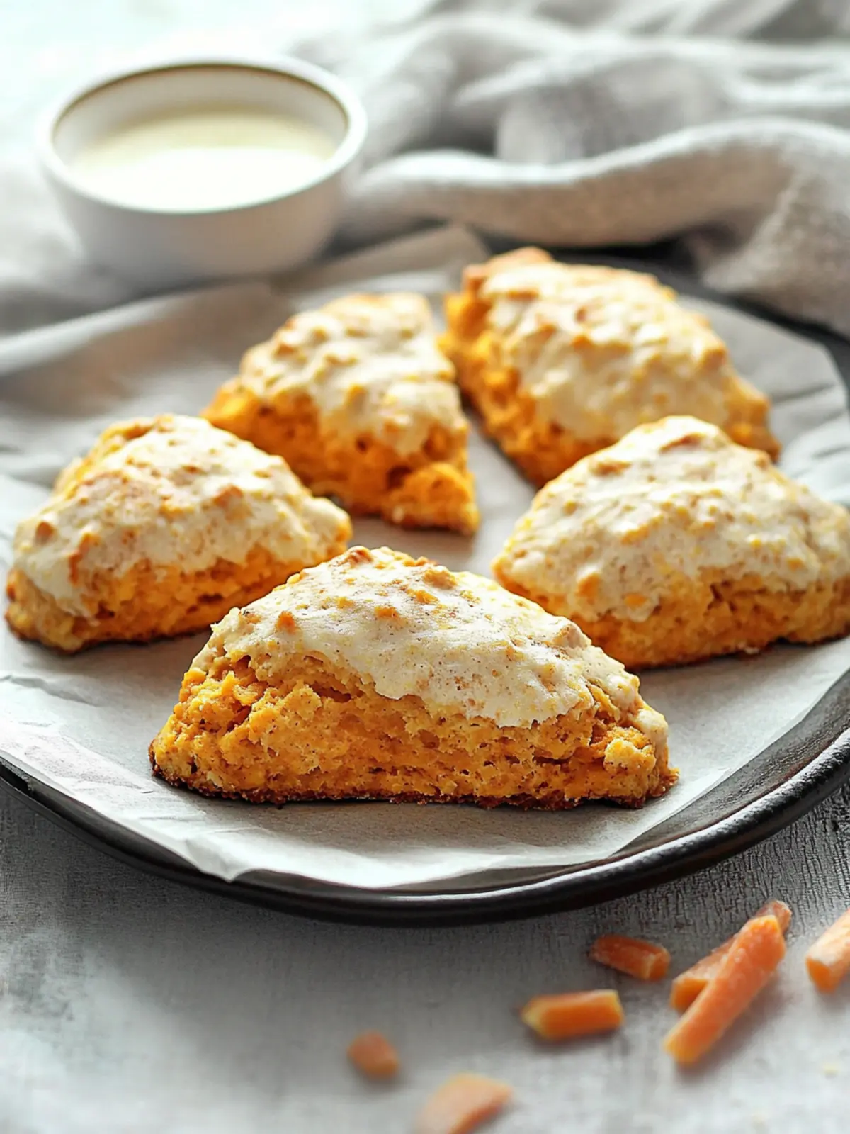 Sweet Potato Scones with Honey Glaze: A Cozy Treat Sweet Potato Scones
