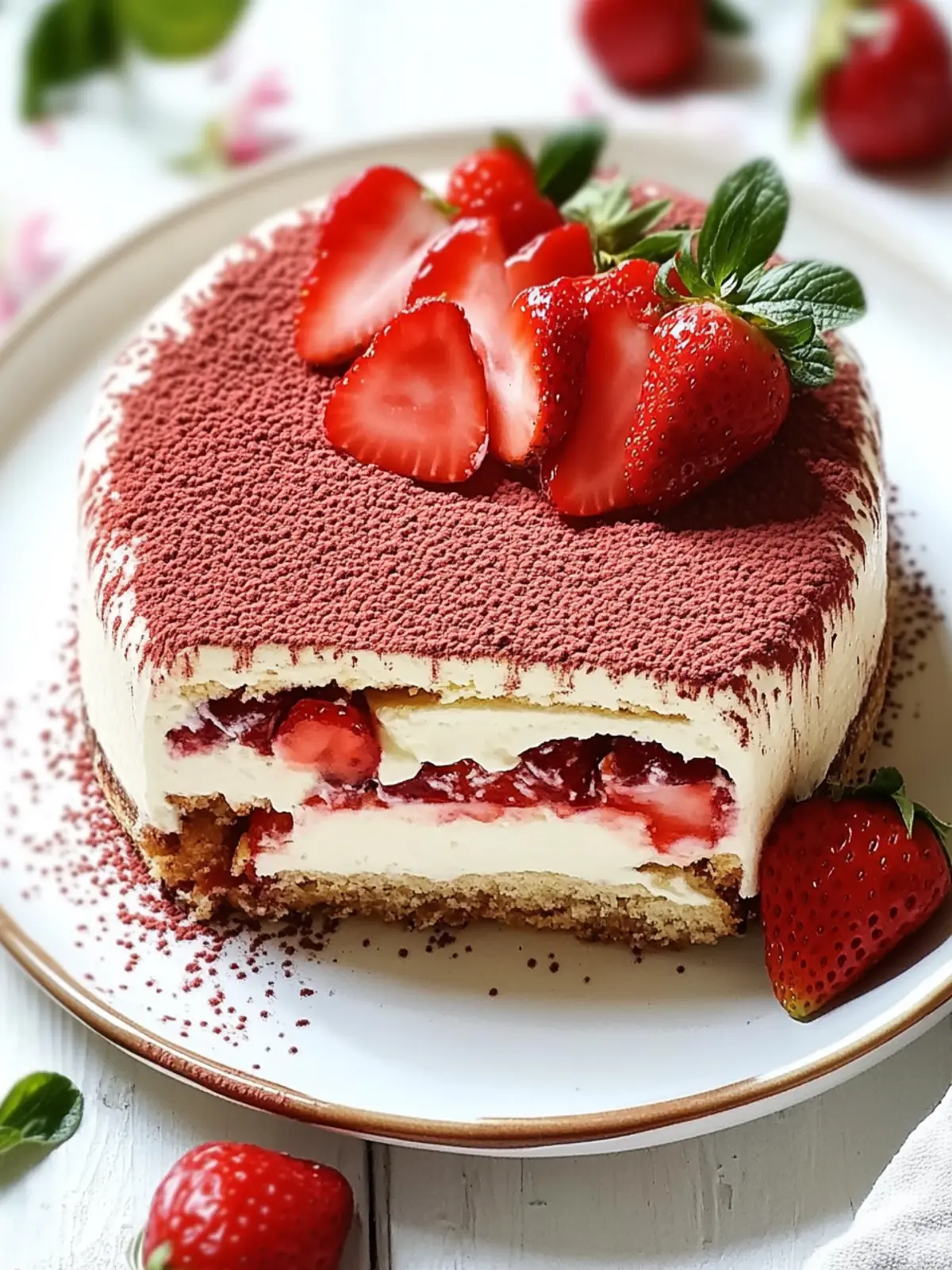 Delicious Strawberry Tiramisu That Will Wow Your Guests Strawberry Tiramisu