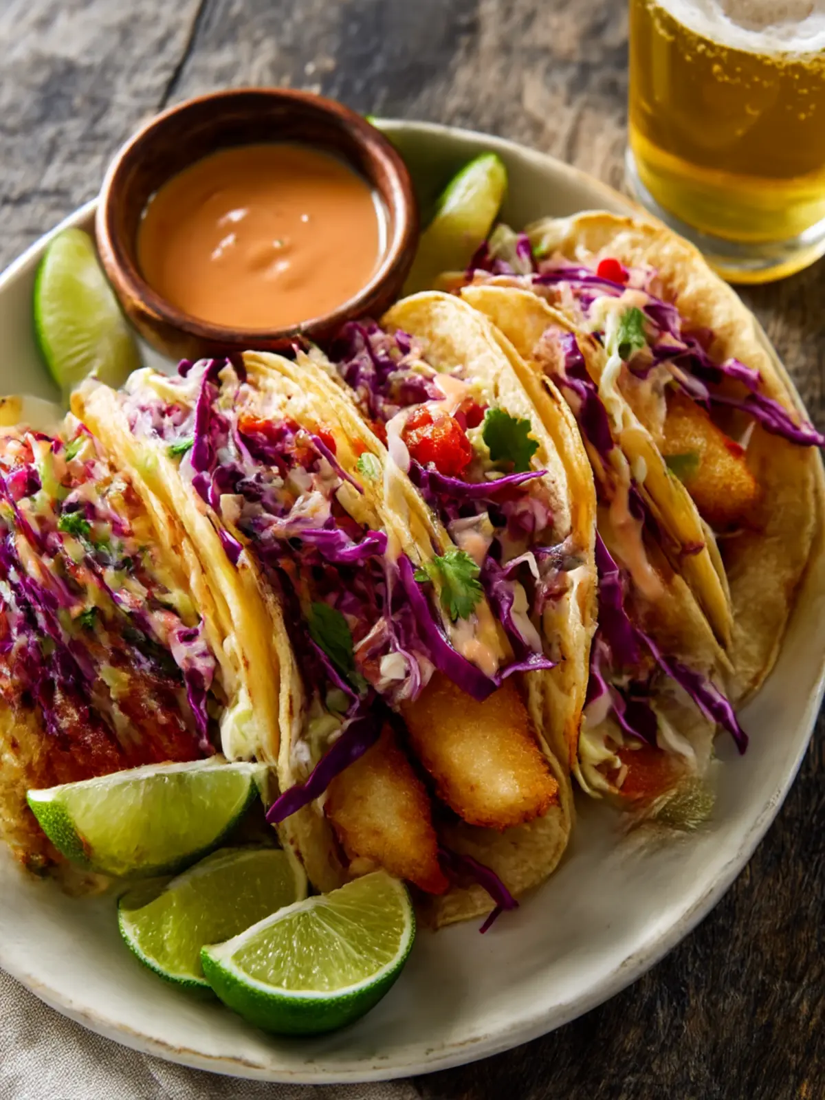 Baja Fish Tacos: Crispy, Fresh, and Bursting with Flavor! Baja Fish Tacos