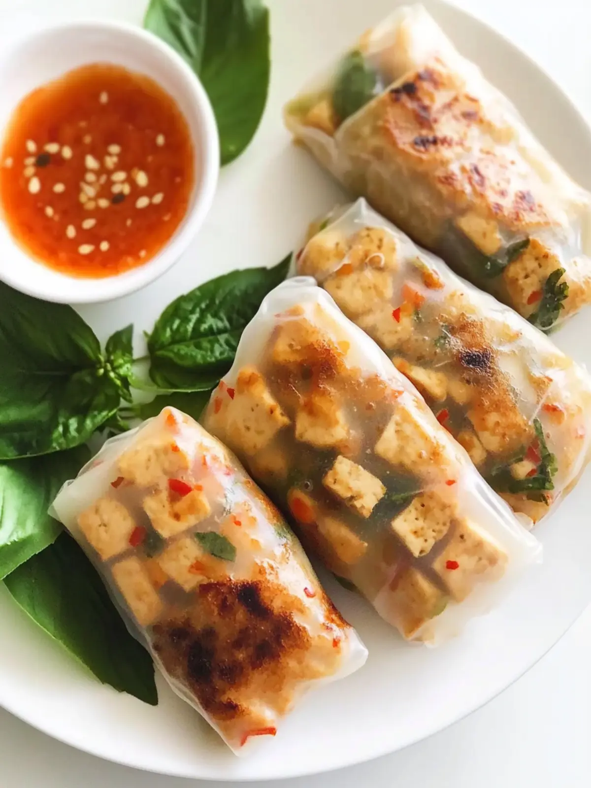 Delicious Tofu Spring Rolls: A Healthier Homemade Treat Tofu Spring Rolls