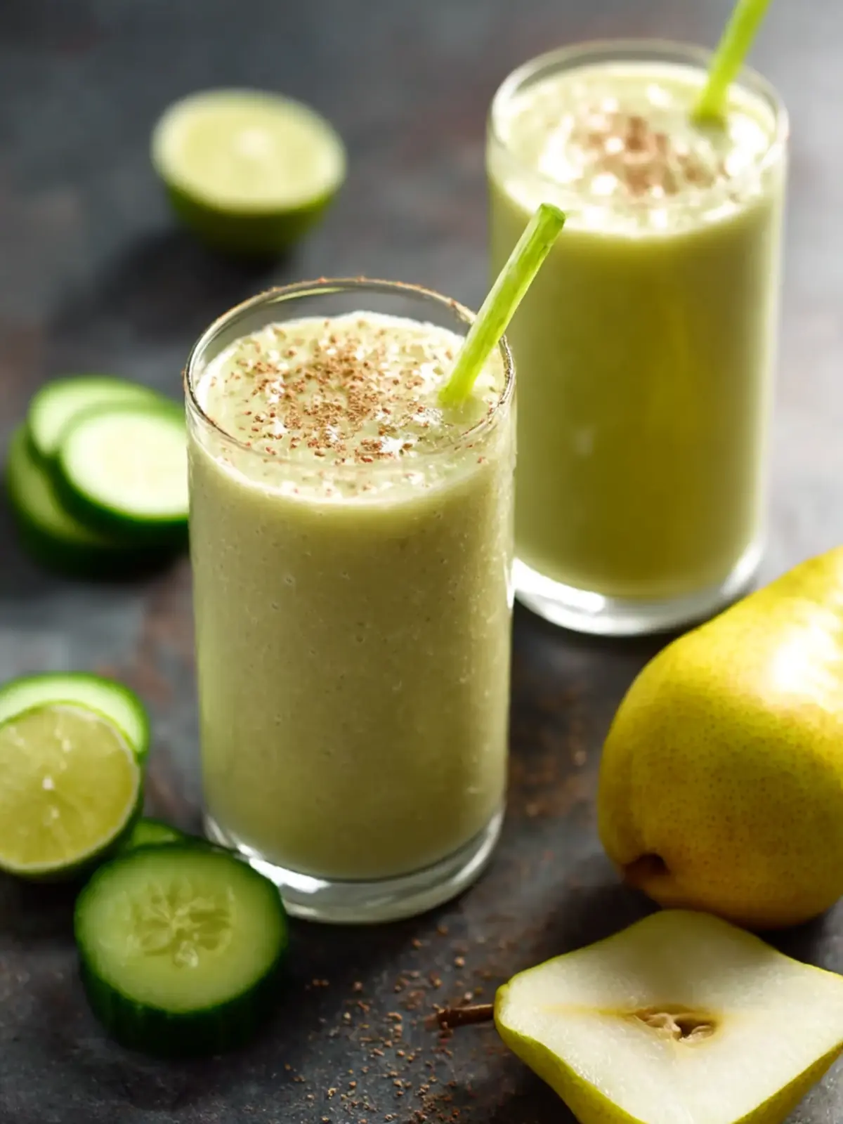 Revitalize Your Day with a Refreshing Cucumber Pear Smoothie Cucumber Pear Smoothie
