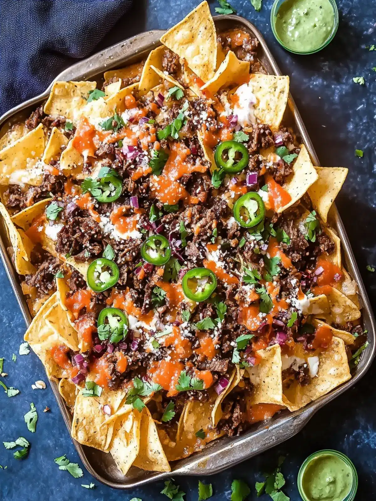 Korean Beef Nachos: A Bold Twist on Your Game Night Snack! KOREAN BEEF NACHOS