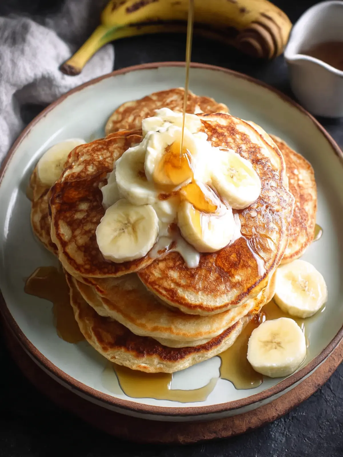 Deliciously Fluffy Banana Yogurt Pancakes in 20 Minutes Banana Yogurt Pancakes