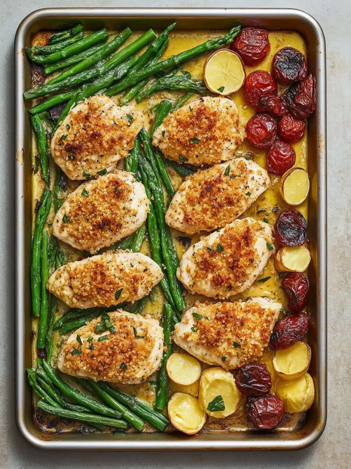 Delicious Parmesan Crusted Chicken Sheet Pan Dinner Made Easy Parmesan Crusted Chicken Sheet Pan Dinner