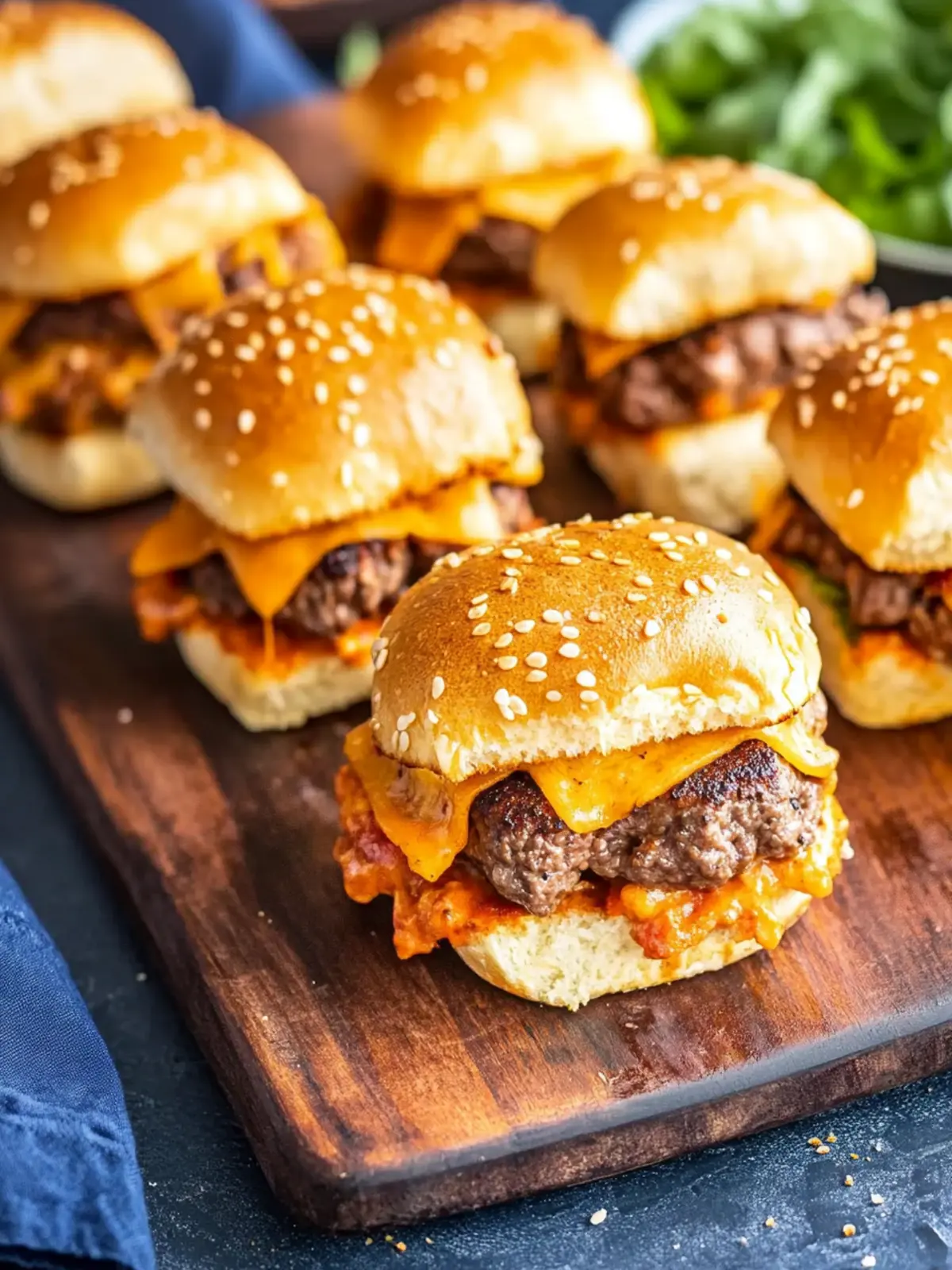 Mouthwatering Beef & Cheddar Sliders for Game Day Bliss Beef & Cheddar Sliders