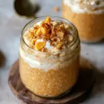 Pumpkin Cheesecake Overnight Oats for Cozy Fall Mornings Pumpkin Cheesecake Overnight Oats