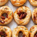 Sourdough Sun Dried Tomato Bagels with Herbs and Cheese Bliss Sourdough Sun Dried Tomato Bagels with Herbs and Cheese
