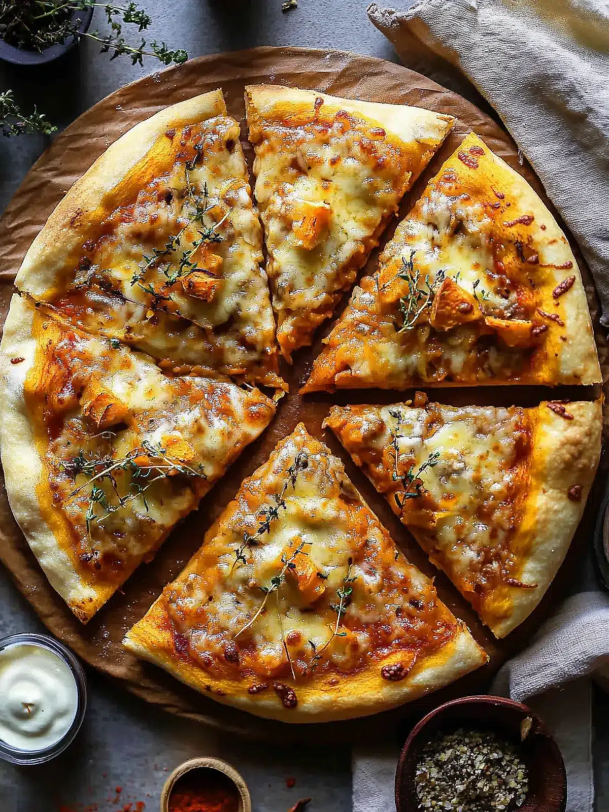 Savory Pumpkin and Gouda Pizza for Cozy Nights In Pumpkin and Gouda Pizza