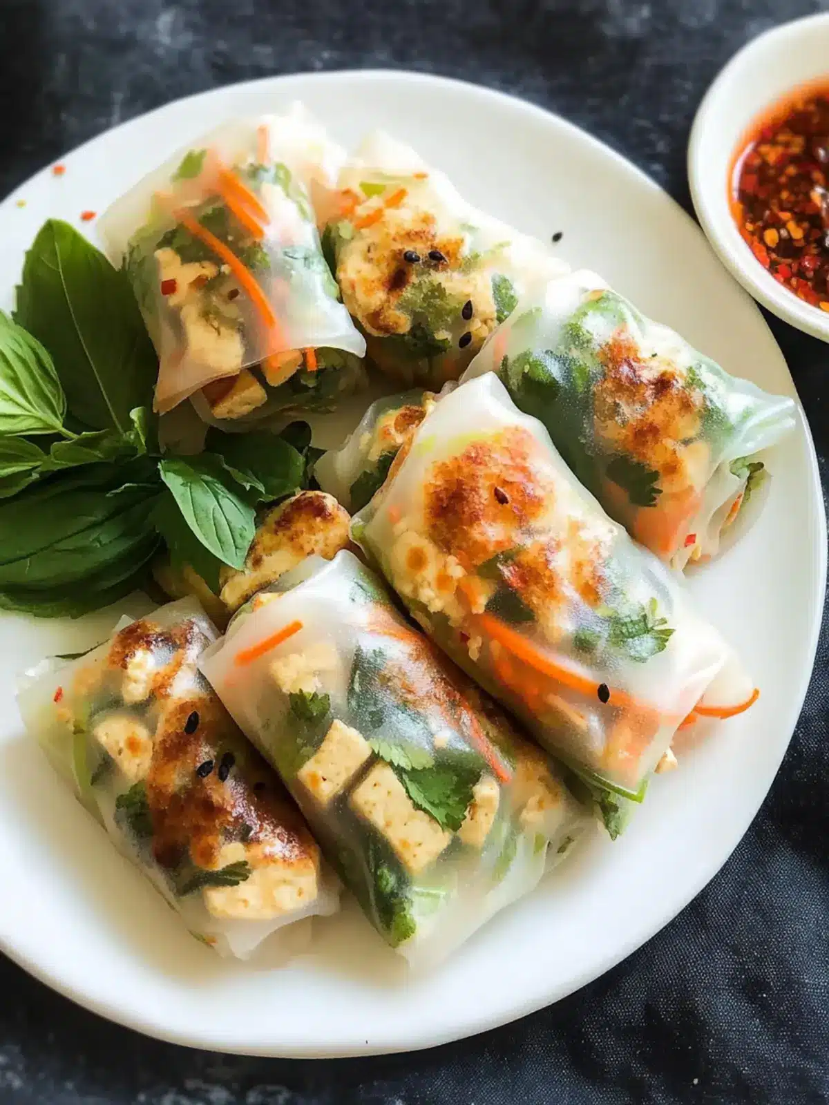 Delicious Tofu Spring Rolls: A Healthier Homemade Treat Tofu Spring Rolls