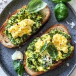 Pesto & Scrambled Eggs on Toast: A Quick Flavor Boost Pesto & Scrambled Eggs on Toast
