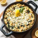 Irresistible Lemony Spinach Feta Rice Casserole with Chickpeas Lemony Spinach Feta Rice Casserole with Chickpeas