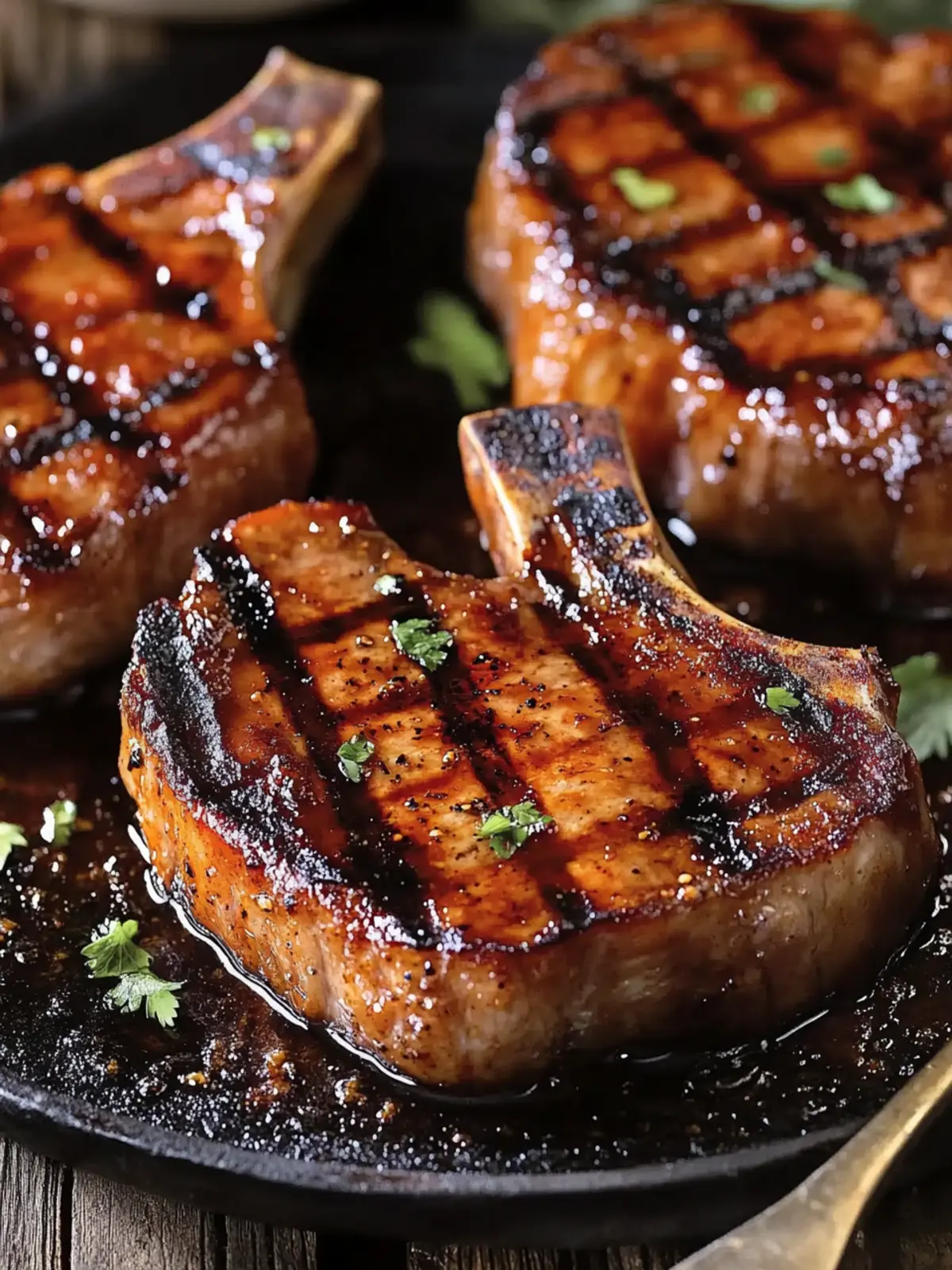 Grilled Pork Chops with Maple and Soy Marinade for Flavor Lovers Grilled Pork Chops with Maple and Soy Marinade