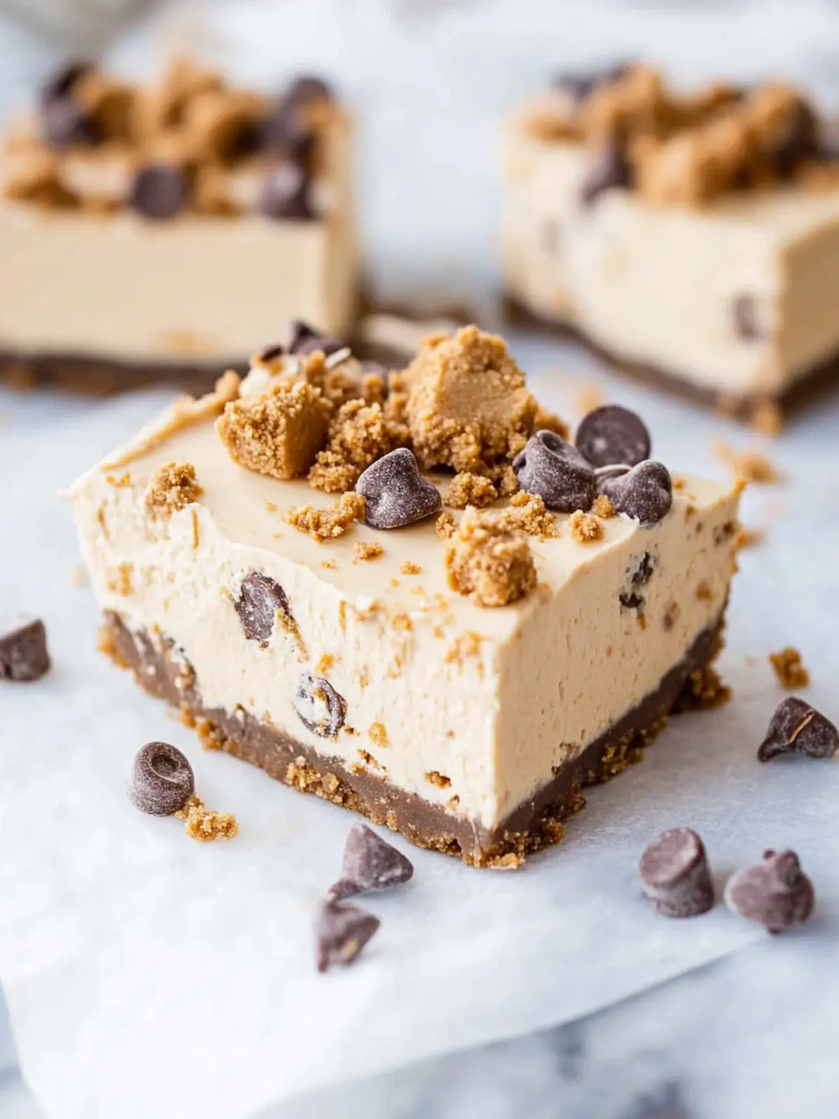Indulge Guilt-Free with Peanut Butter Cookie Dough Protein Cheesecake Peanut Butter Cookie Dough Protein Cheesecake