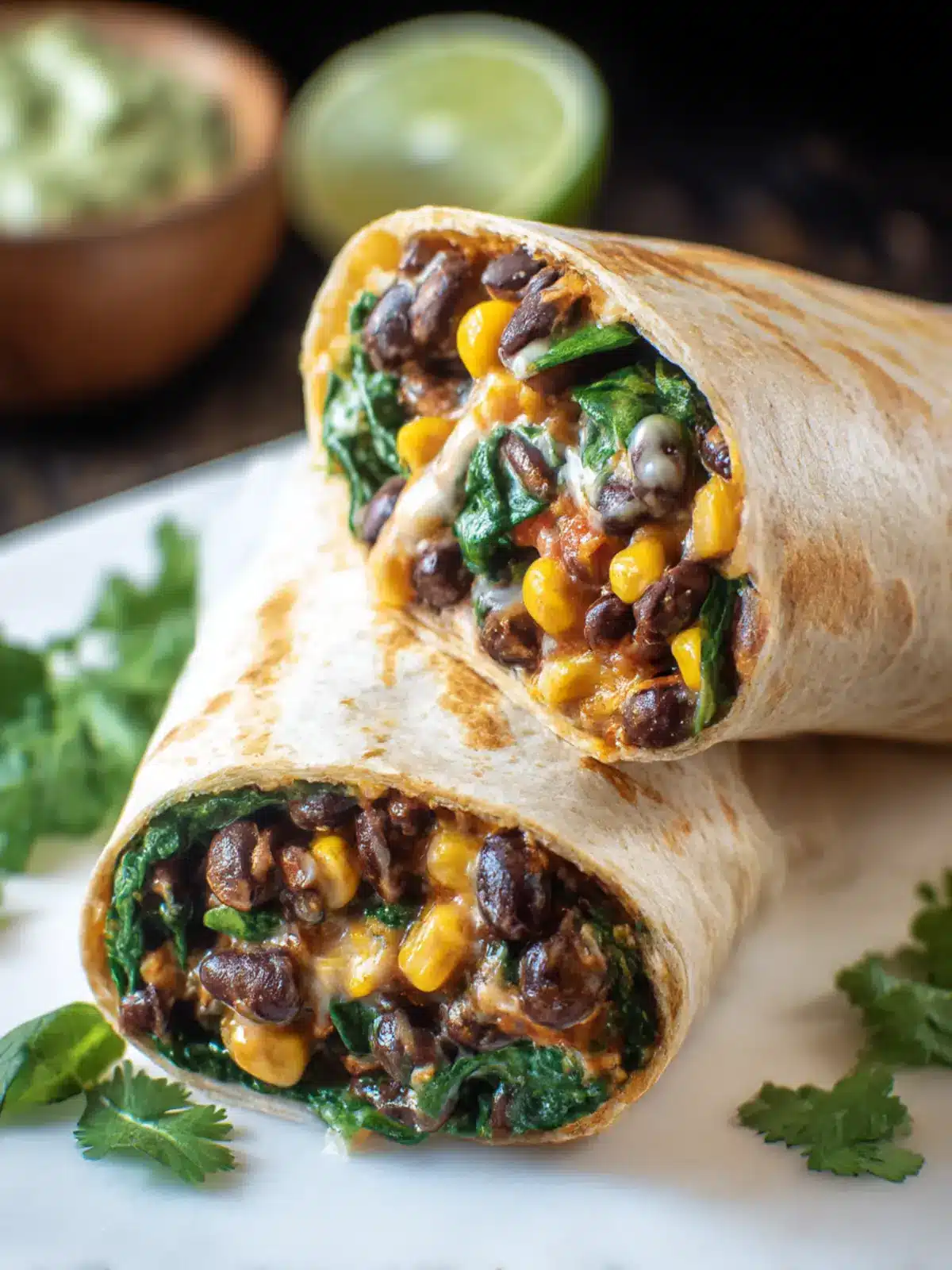 Savor Delectable Black Bean and Spinach Burritos at Home Black Bean and Spinach Burritos