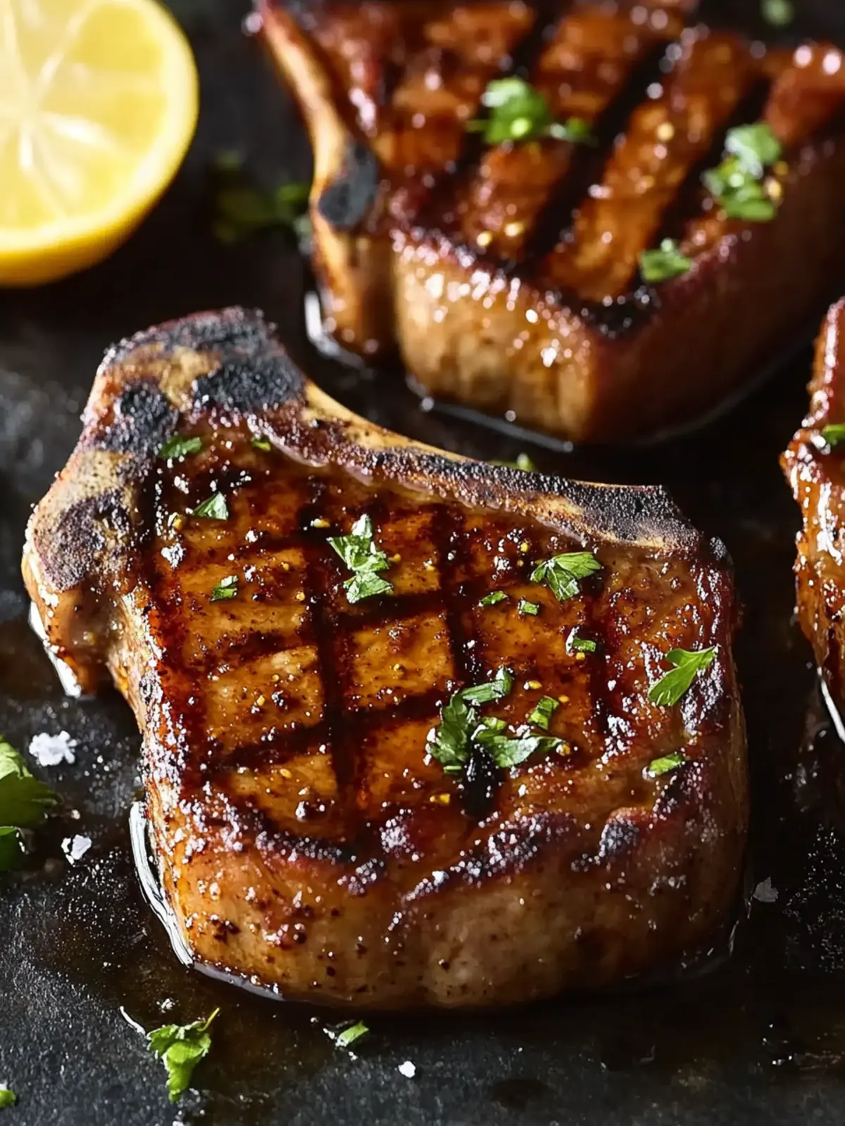 Grilled Pork Chops with Maple and Soy Marinade for Flavor Lovers Grilled Pork Chops with Maple and Soy Marinade