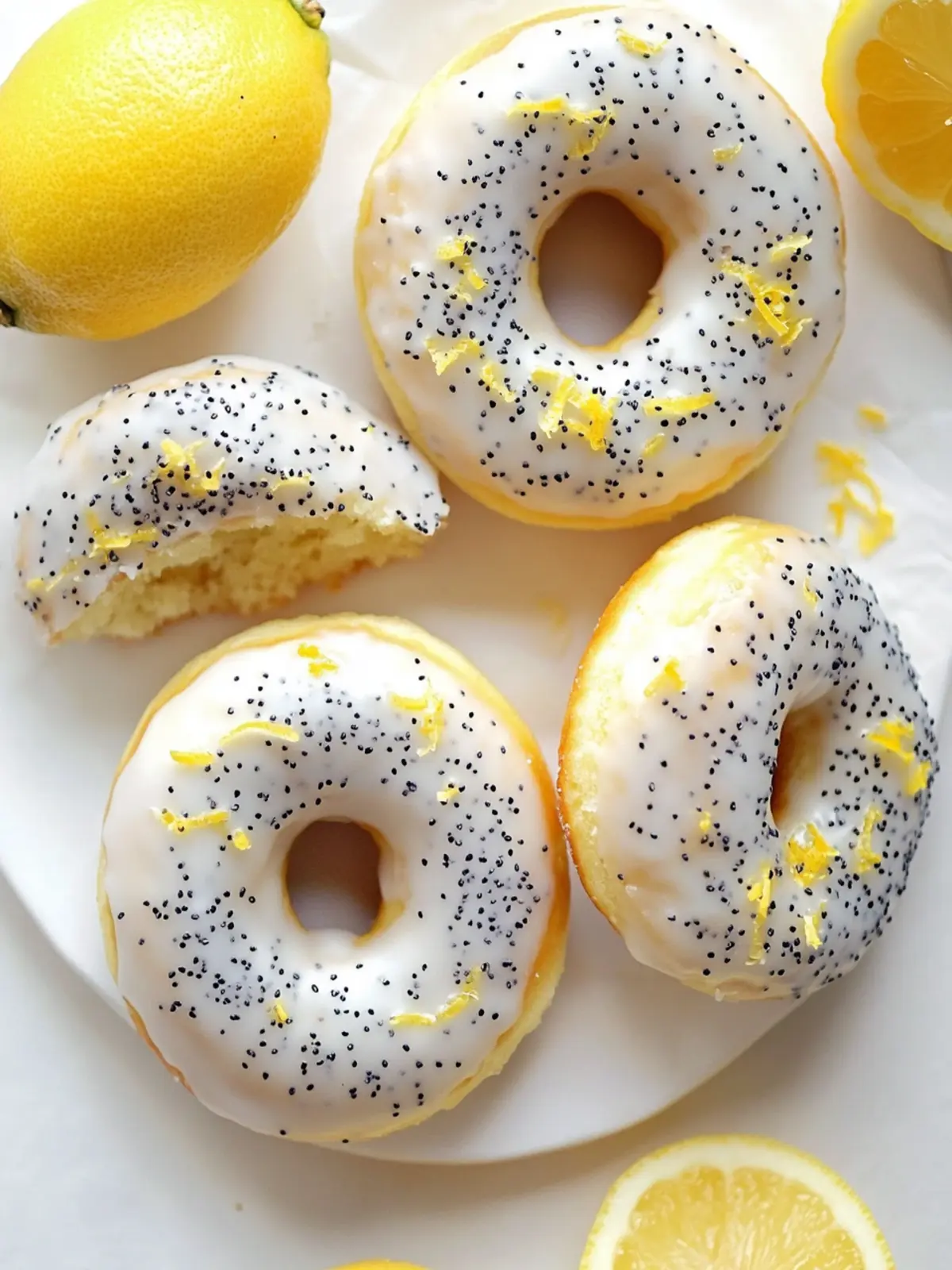 Irresistible Lemon Poppy Seed Doughnuts You Can Bake Today Lemon Poppy Seed Doughnuts