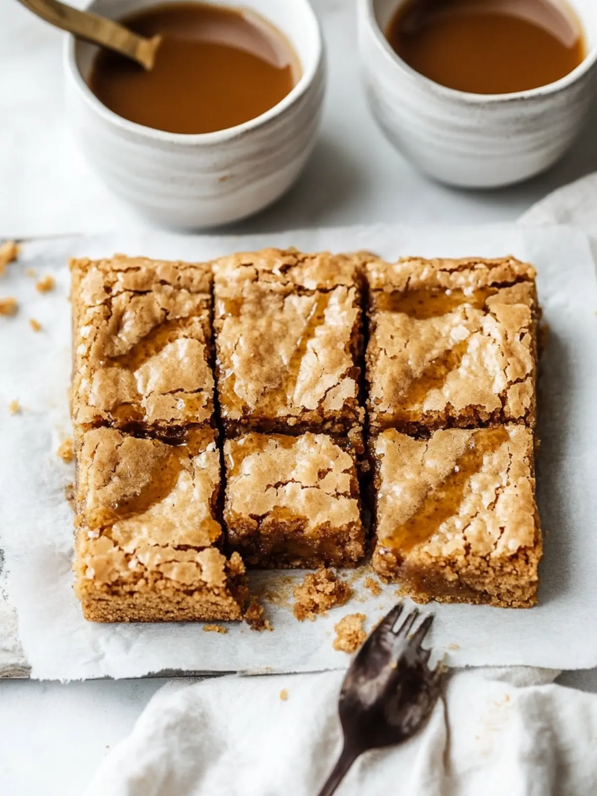 Indulge in Dirty Chai Blondies for a Flavorful Twist! Dirty Chai Blondies