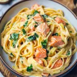 Creamy Salmon Fettuccine That Will Elevate Your Dinner Game Salmon Fettuccine