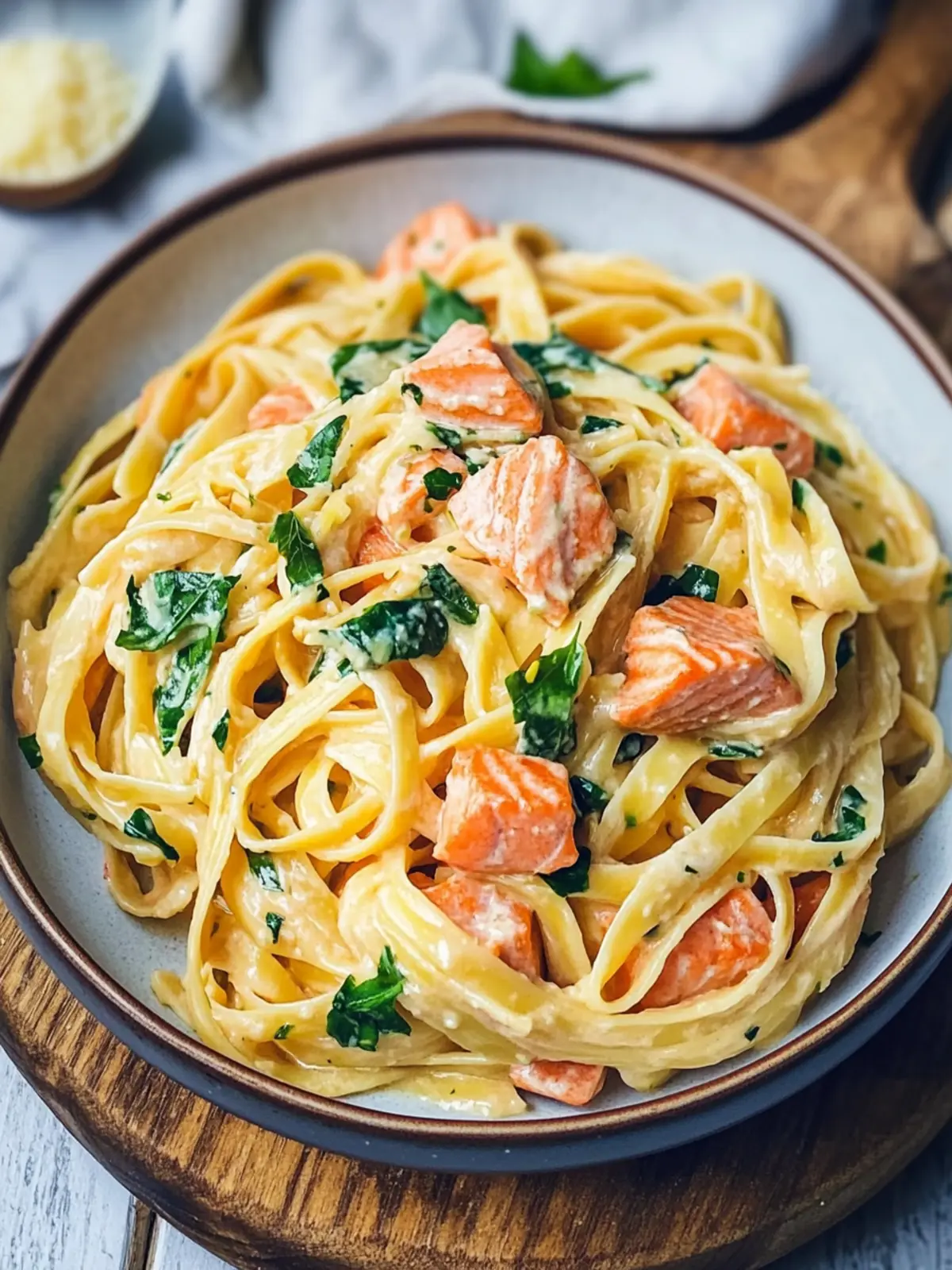 Creamy Salmon Fettuccine That Will Elevate Your Dinner Game Salmon Fettuccine