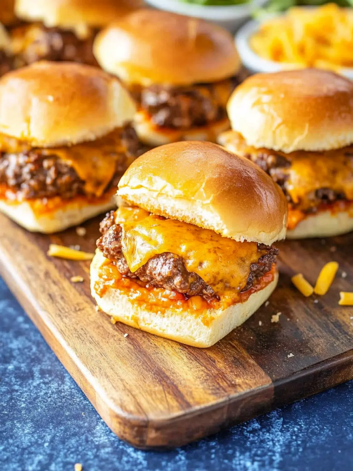 Mouthwatering Beef & Cheddar Sliders for Game Day Bliss Beef & Cheddar Sliders