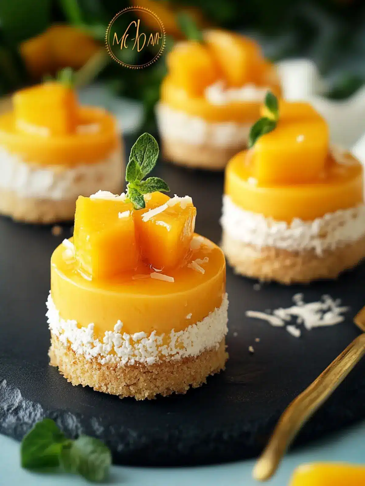 Irresistible Mini Mango Cheesecakes You Can Make Today Mini Mango Cheesecakes