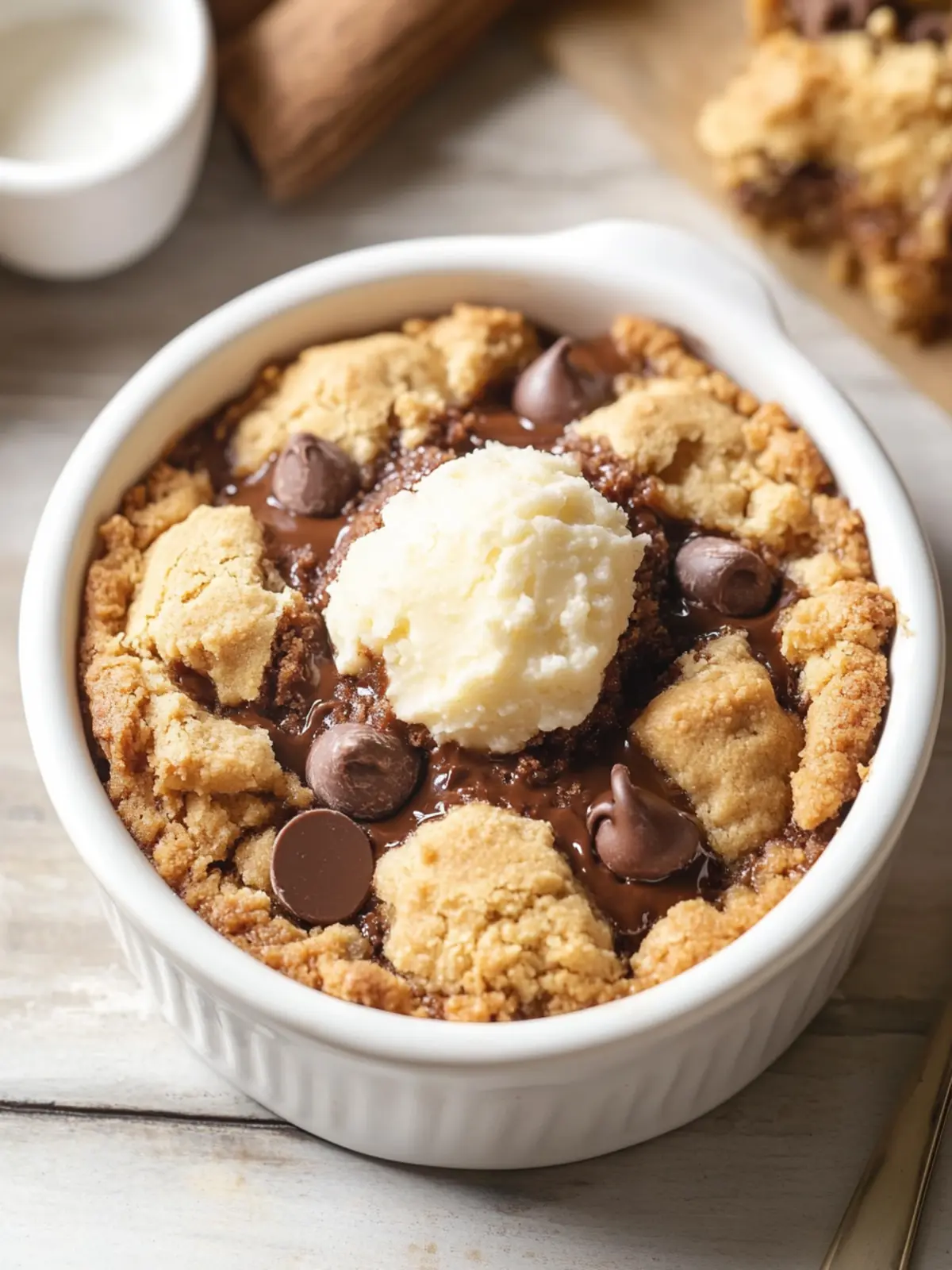 Decadent Caramel Chocolate Chip Cookie Cobbler Delight Caramel Chocolate Chip Cookie Cobbler
