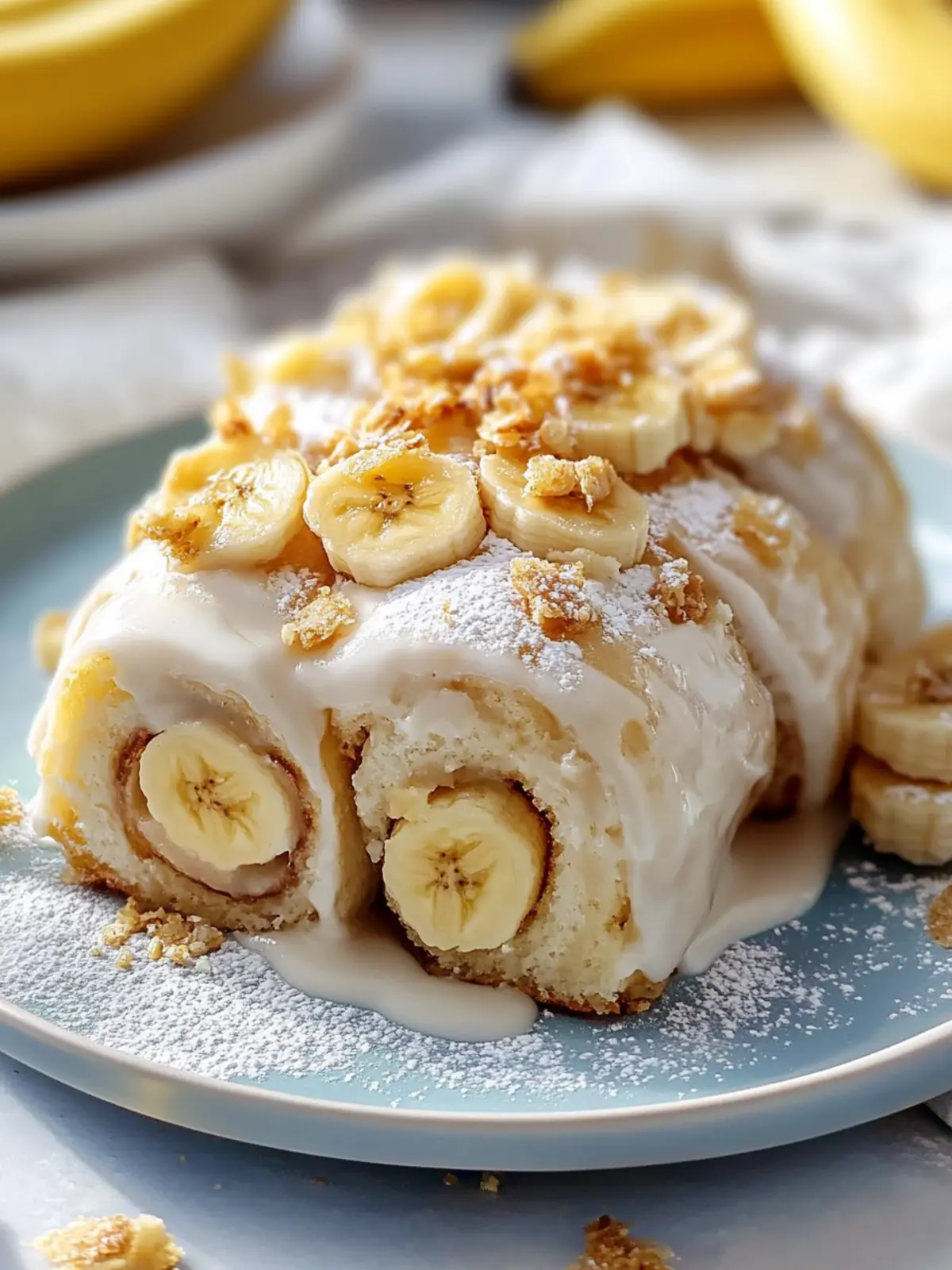 Deliciously Comforting Banana Pudding Rolls for Sweet Moments Banana Pudding Rolls