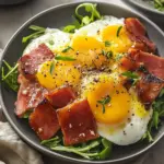 Caramelized Spam and Eggs: A Savory Breakfast Delight Caramelized Spam and Eggs