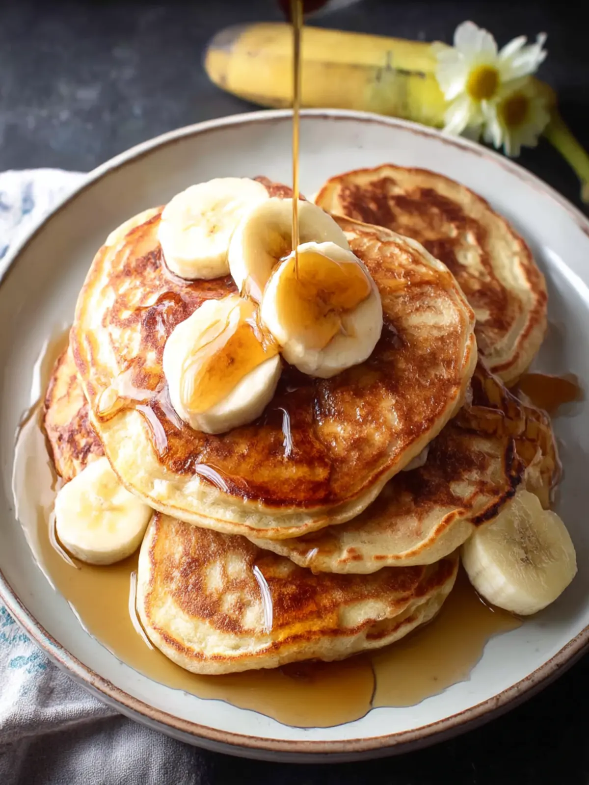 Deliciously Fluffy Banana Yogurt Pancakes in 20 Minutes Banana Yogurt Pancakes