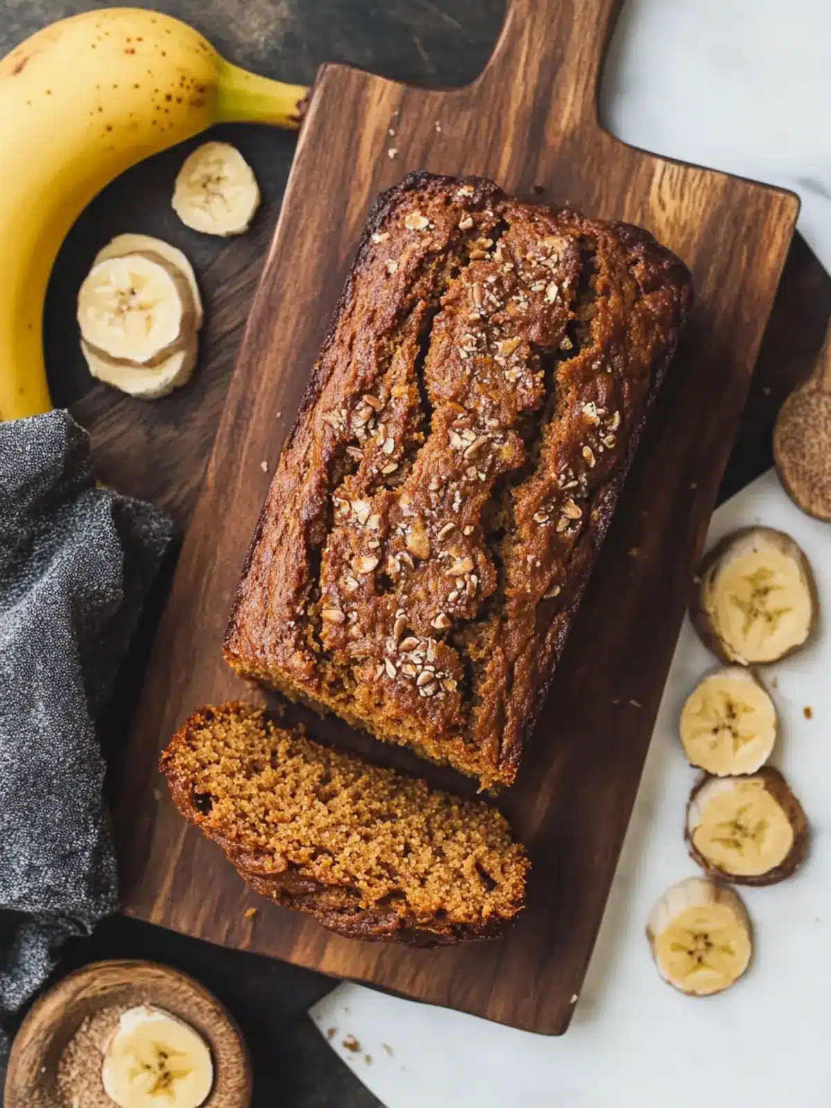 Indulge in Moist Sweet Potato Banana Bread with Chocolate Chips Sweet Potato Banana Bread