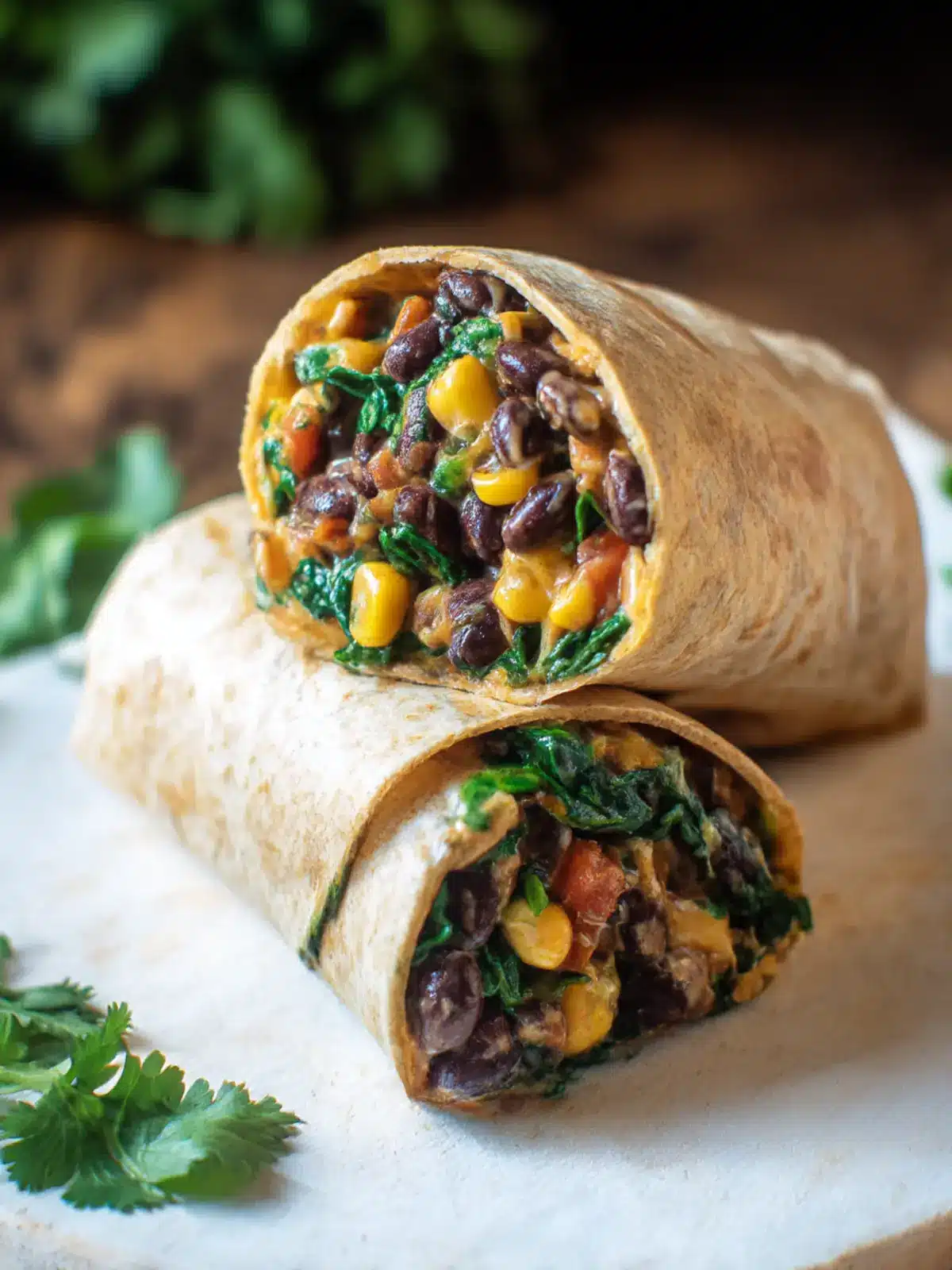 Savor Delectable Black Bean and Spinach Burritos at Home Black Bean and Spinach Burritos