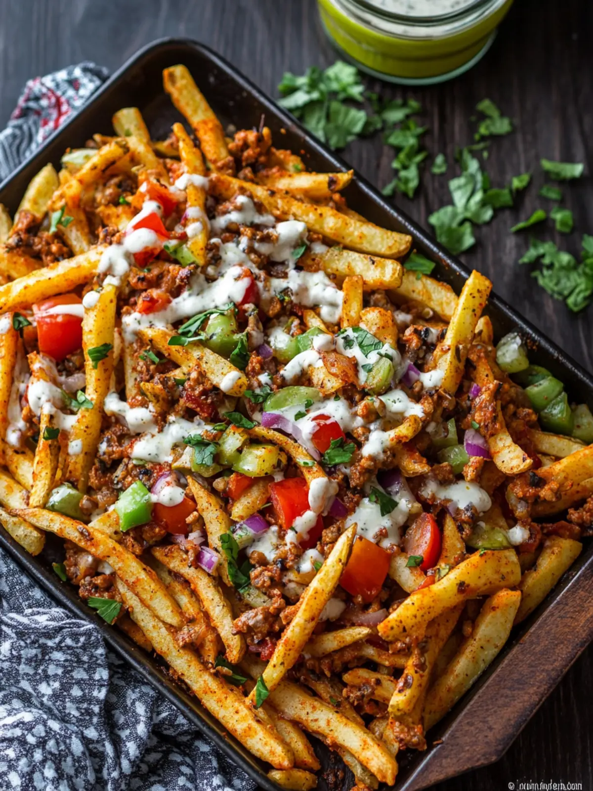 Cajun Dirty Loaded Fries That Beat Fast Food Every Time Cajun Dirty Loaded Fries