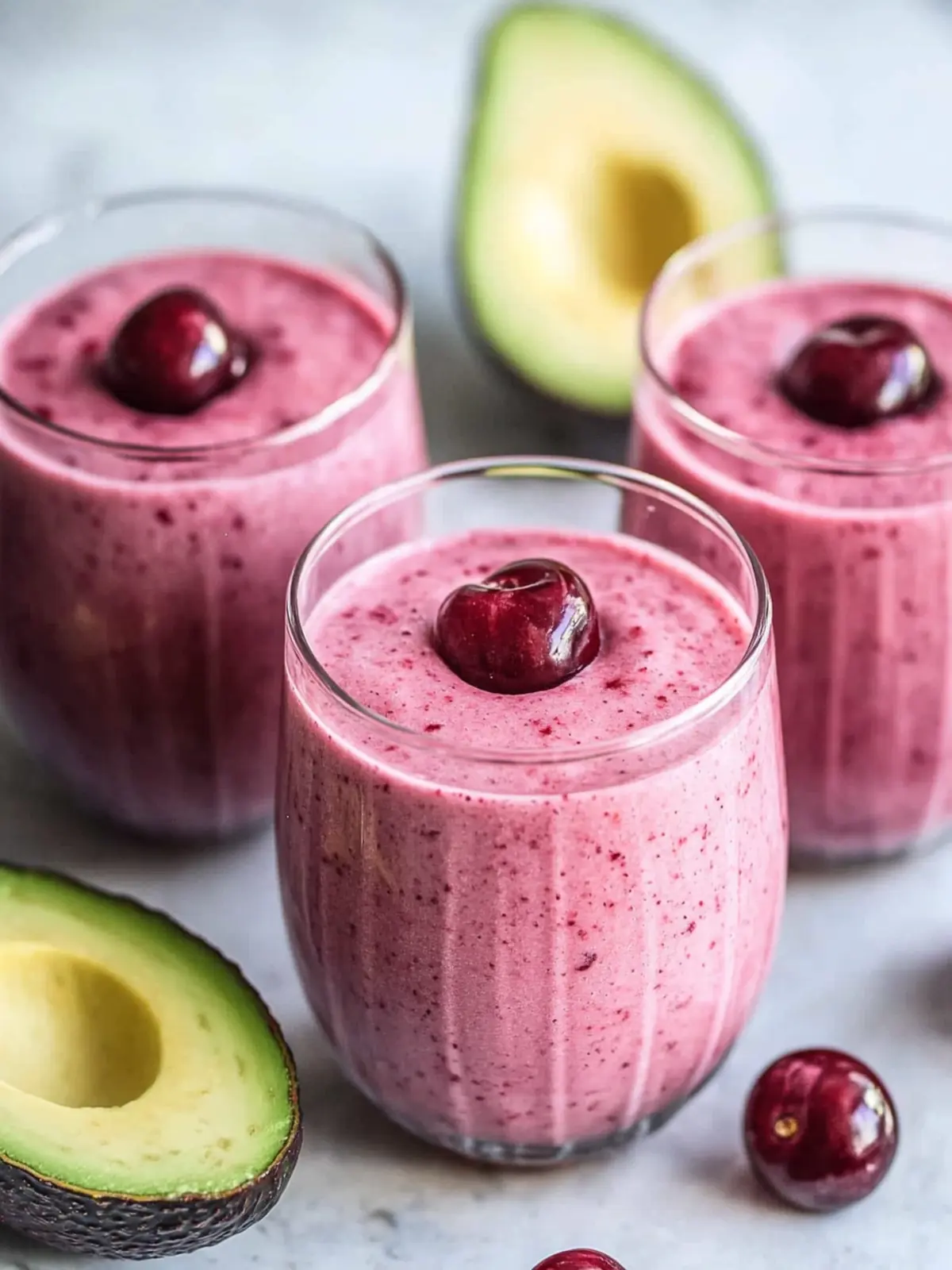 Delicious Cherry Avocado Smoothie for a Quick Energy Boost Cherry Avocado Smoothie