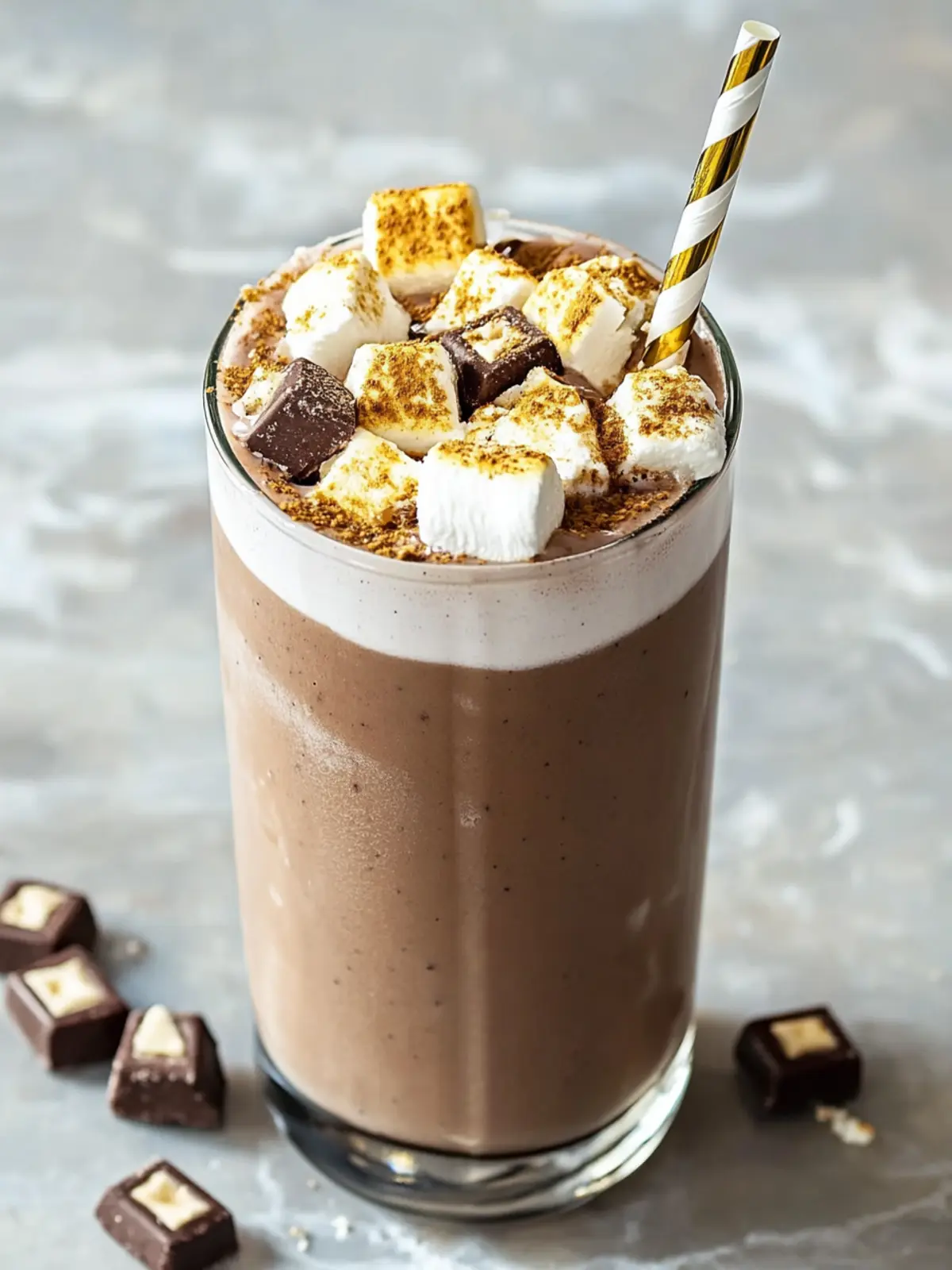 S'mores Protein Shake: Guilt-Free Deliciousness in Minutes S’mores Protein Shake