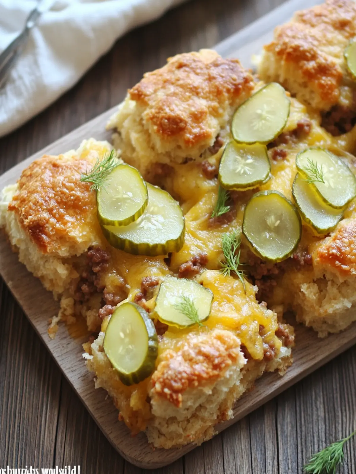 Savor the Flavor: Easy Hamburger Dill Pickle Biscuit Casserole Hamburger Dill Pickle Biscuit Casserole
