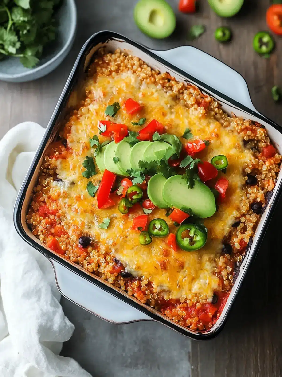 Satisfy Your Cravings with Quinoa Enchilada Casserole Quinoa Enchilada Casserole